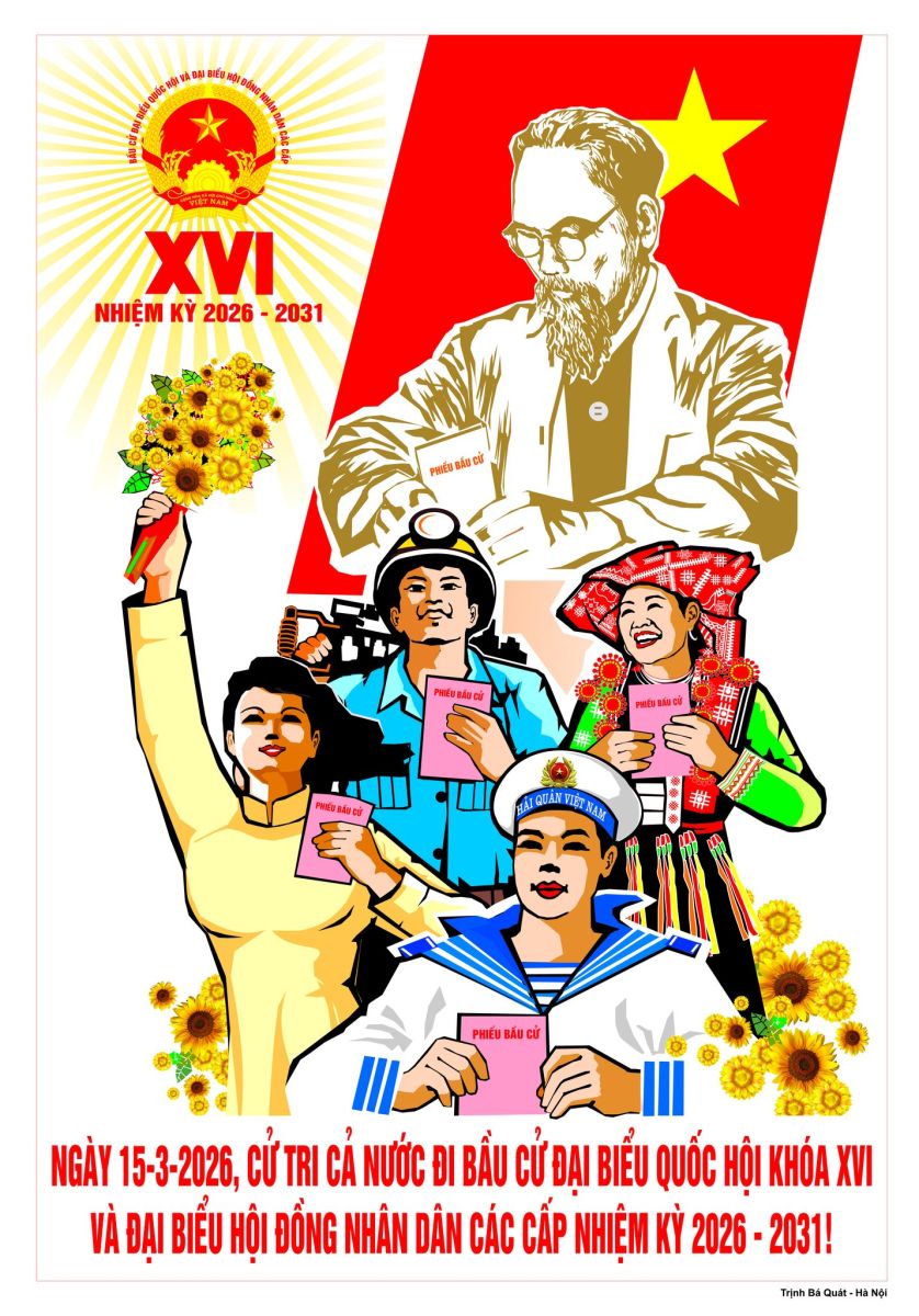 Tăng cường tuyên truyền về cuộc bầu cử đại biểu Quốc hội khóa XVI và đại biểu Hội đồng nhân dân các cấp nhiệm kỳ 2026 – 2031